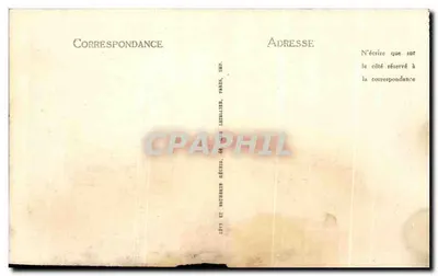 Cartolina d'epoca Strada Di Luz A Gavarnie Chaos — Verso