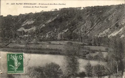 Alpes Mancelhas - St-Léonard-des-Bois (Sarthe) — Colinas de Haut Fourché — editor Dolbeau, Le Mans, n°91