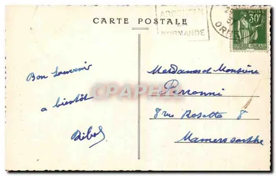 ARGENTAN – Absyda Katedry Świętego Martyna (XVI w.) – P. Boitlin, wyd. Argentan — Rewers
