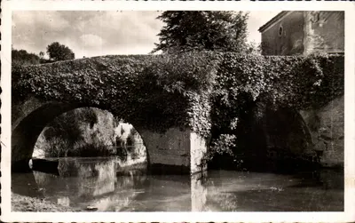 Vouvant (Vendée) — O antigo ponte sobre a Mère, época Galo-Romana — E. G. Paris, n°14