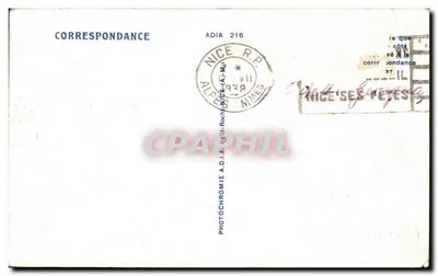 NICE — Le Palais de la Jetée et la Promenade des Anglais — Adia 216 — Verso
