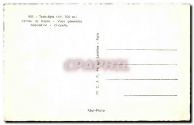 Trois-Épis — Rustcentrum — Algemene uitzichten — C.A. P., 44, rue Letellier, Parijs — Achterkant
