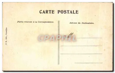 Versailles — De galerij van de slagvelden — C.B. édit, Versailles — Achterkant