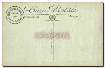 Chamonix — Seraki lodowca Bossons — Selecta, n°109 — Rewers