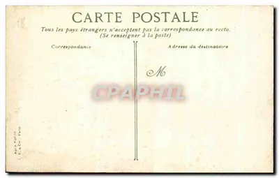 Kościół Najświętszej Maryi Panny w Nantilly — widok fasady — L.V. & Cie, n° 2201 — Rewers