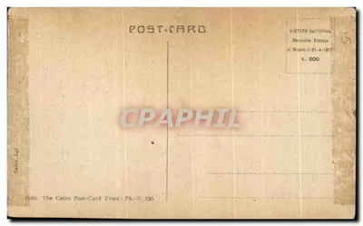 Kair — Mezquita Halti Bey — The Cairo Post-Card Trust, N. 100 — Rewers