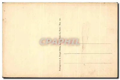 Palácio Argelino — Argélia — editor A. Bregor frères, Paris — Verso