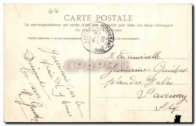 Saint-Nazaire — L'estacade (sud) — Collection L-I 1373 — Verso