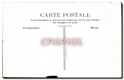Vichy — Entrée du Théâtre du Casino — éditeur Vichy, n° 1900 — Verso