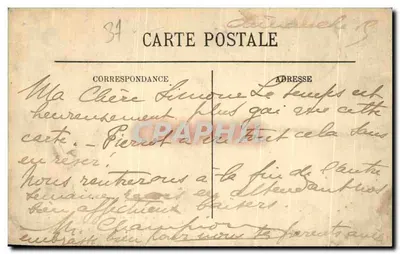 Loches (Indre-et-Loire) — Le Donjon, XIIe siècle — LL — Verso