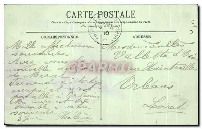 Chinon — Vieille Maison Rue Buffon — LL. — Verso