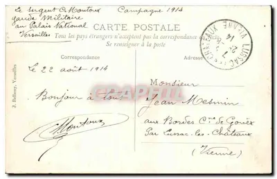 Bacino della Piramide o Pentola Bollente — Versailles — editore non visibile — Verso