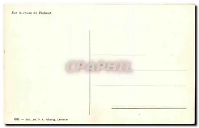 Route de Finhaut — Lausanne — Éditeur S. A. Schneegg — Rewers