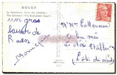 Rouen — Katedra (Cour des Libraires) — Estel — Rewers