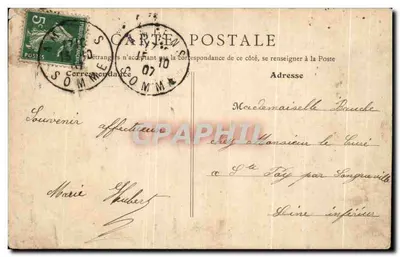 Amiens — Chór katedry — B. F., Paryż, nr 67 — Rewers