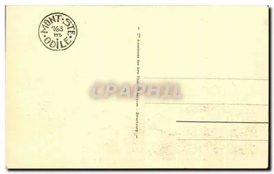 Mont Ste-Odile (wys. 763 m) - Katedra Krzyża — Rewers