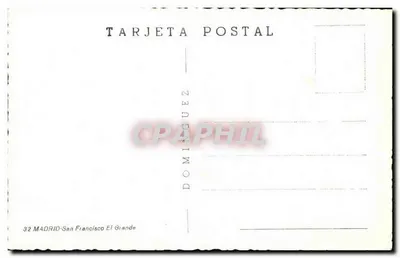 Madryt — San Francisco El Grande — wydawca Dominguez, n° 32 — Rewers