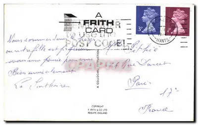 Igreja de São Crisóstomo e lago em Winchester — F. Frith & Co Ltd, n° 55879 — Verso