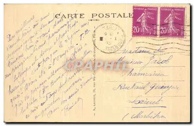 PARIS — Bois de Boulogne — O Lago — The Lake — 125 — Editor Puy — Verso