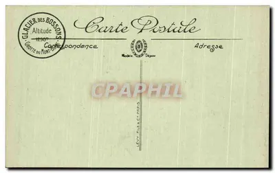 Chamonix — Grota lodowca Bossonów — SELLECTIA, n°70 — Rewers