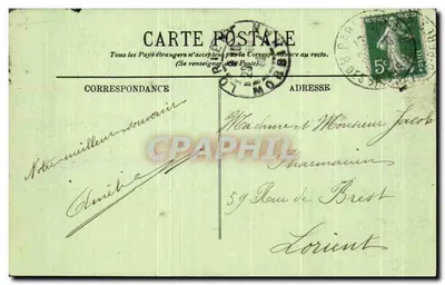 Parijs (VIII) — Het Parc Monceau — LL — Achterkant