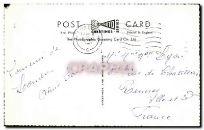 Big Ben & Roadicea Statue, London — The Photographic Greeting Card Co. Ltd. — RF.57 — Rückseite