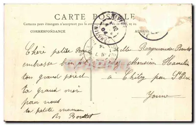 Nevers — Igreja de São Etienne — B.F., Paris, n°58 — Verso