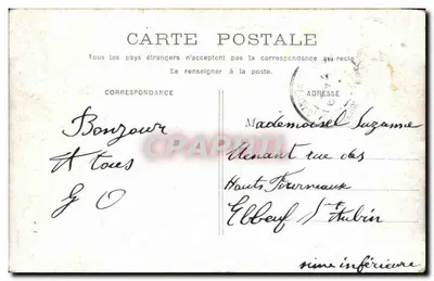 PARIS - Les Champs-Élysées — animowany widok z karetami — wydawca Paris-Poste, numer serii nieczytelny — Rewers
