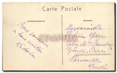 Paryż — Kolumna Vendôme i ulica Castiglione — P.A. n°166 — Rewers