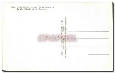 Waror — A Catedral e o Calvaire — Société des Éditions Waron — Verso