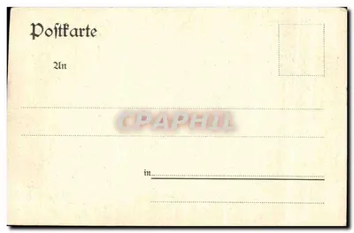 Bilhete postal antigo Hanau Schlossportal Phillpperuhe — Verso