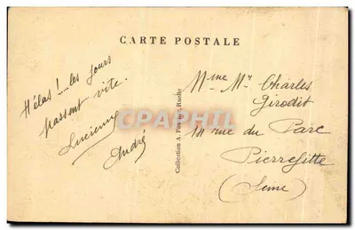 Angoulême — Rempart Desaix i Statua Cainot — La Charente Illustrée, nr 23 — Rewers