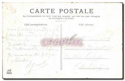 PARIS — De Invaliden. — Uitgever J.C. PARIS, serie-nummer niet zichtbaar — Achterkant