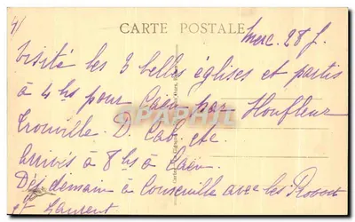 Rouen — Grosse Horloge — wydawca Cigaud & Durand, nr 458 — Rewers