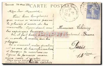 CANNES — Ogólny widok z Suquet — RM — Rewers