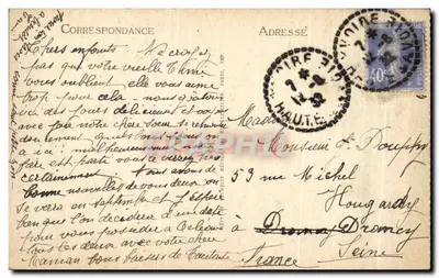 Évian-les-Bains — Widok z jeziora — Katedra — LL. — Rewers