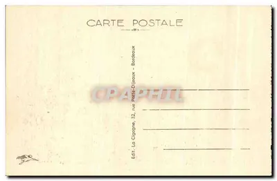 Bordeaux — El Gran Teatro — Editor La Cigogne, n° 125 — Reverso