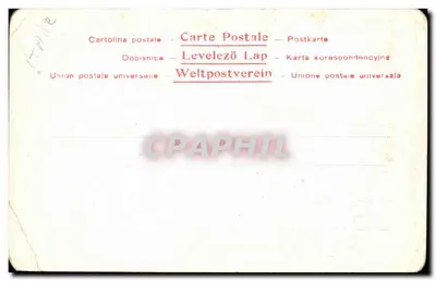 Panorama miasta z Gianicolo — Salute da Roma — wydawca nieodczytelny — Rewers