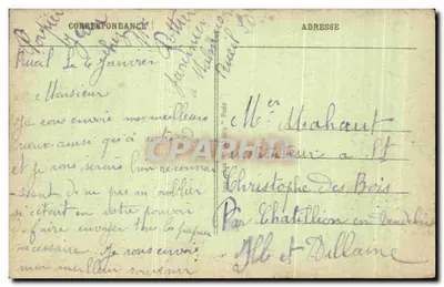 Rueil - Castelo de La Malmaison - Fachada e entrada principal — L'Abéille, Paris, n°71 — Verso