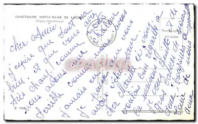 Nossa Senhora de Laghet — Santuário da Nossa Senhora — Editor Fotógrafo de Laghet — Verso