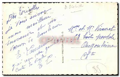 Les Erictilles à Quignon — Widok domu i młyna — Wydawnictwo BOULIN — Rewers