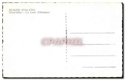 Beaune (Côte-d'Or) — Hotel-Dieu - A Cour de Honra — editor Oim — Verso