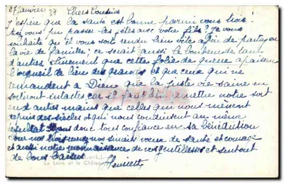 Vue do castelo e da cidade de Luynes — Bruel — Verso