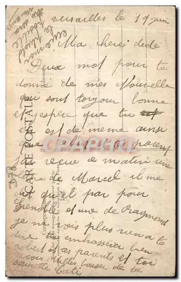 Versailles — Hameau do Petit Franc — Um canto da casa do Senhor — E. L. D. n°162 — Verso