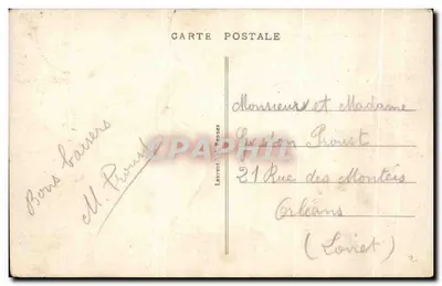Mont-Saint-Michel — Południowo-zachodnia część — wydawca nieznany, n° 1372 — Rewers