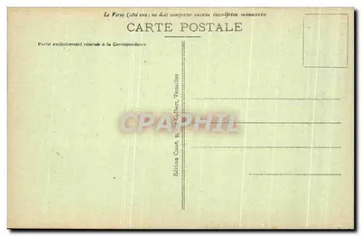 Versailles - O Grande Trianon e os Jardins — Edição Cassa, 9, rue Colbert, Versailles — Verso