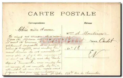Paris — Arc de Triomphe du Carrousel — J. H. n°62 — Rückseite