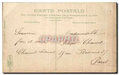 Orléans — Algemene uitzicht genomen vanaf de Toren van het Museum — Uitgave M. P. - Orléans — Achterkant