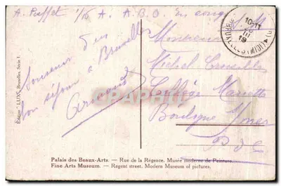 Bruksel — Muzeum Sztuki Nowoczesnej — Wydawnictwo LUX, Bruksel, seria I — Rewers