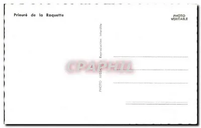 Priorado de La Roquette — editor PHOTO VERITABLE — Verso